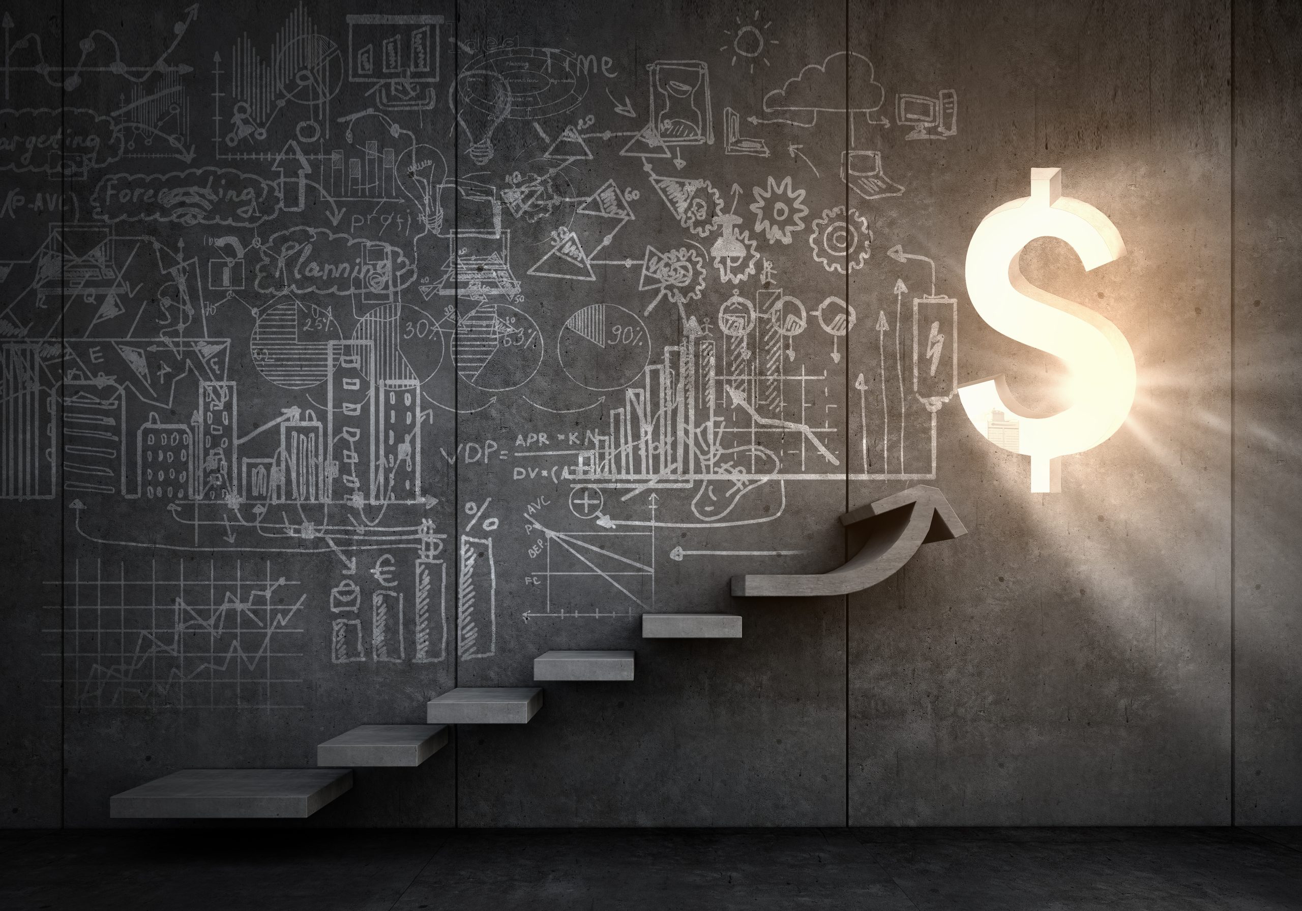 What are the 6 Steps in the Financial Process?