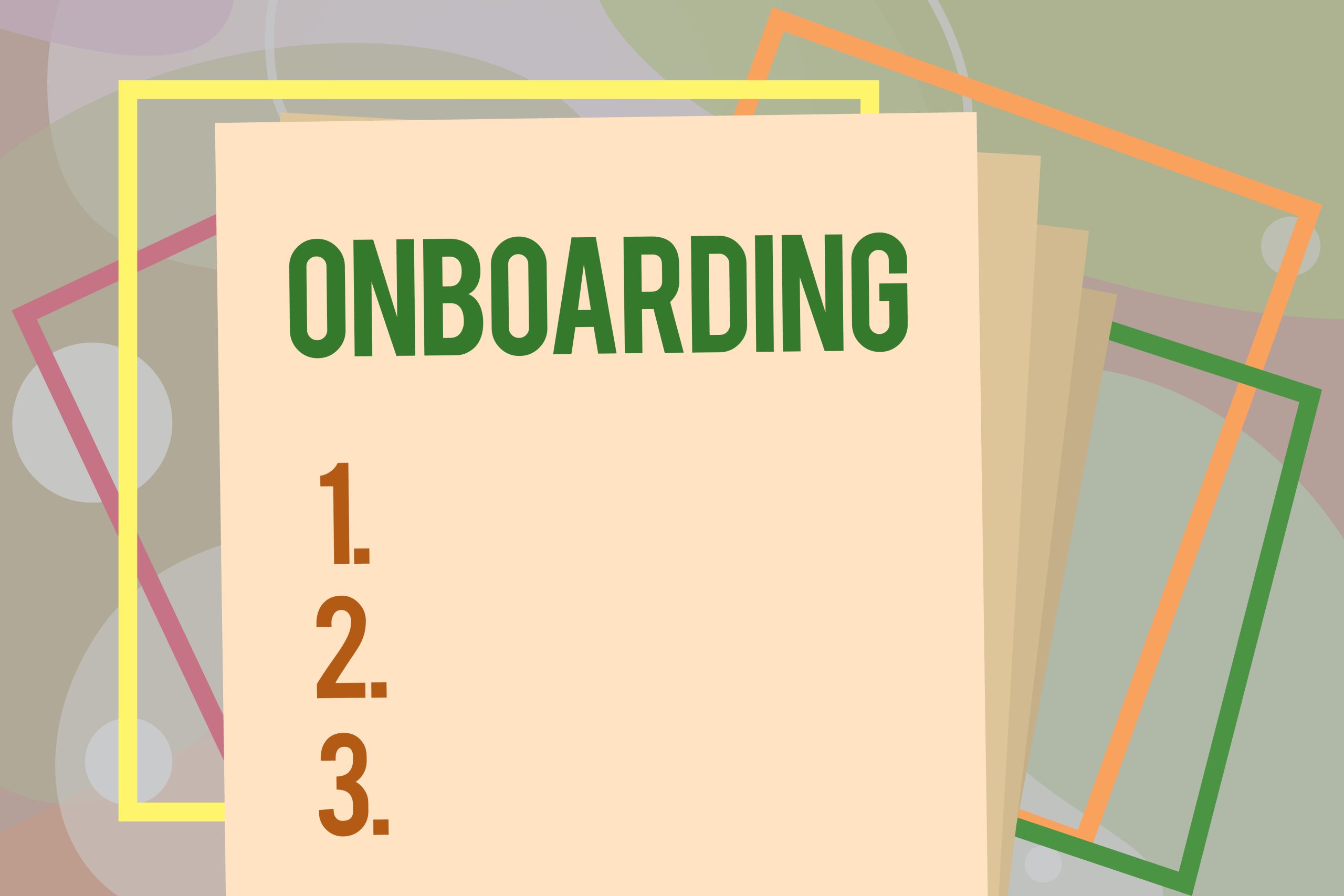 Onboarding Process Onboarding Process