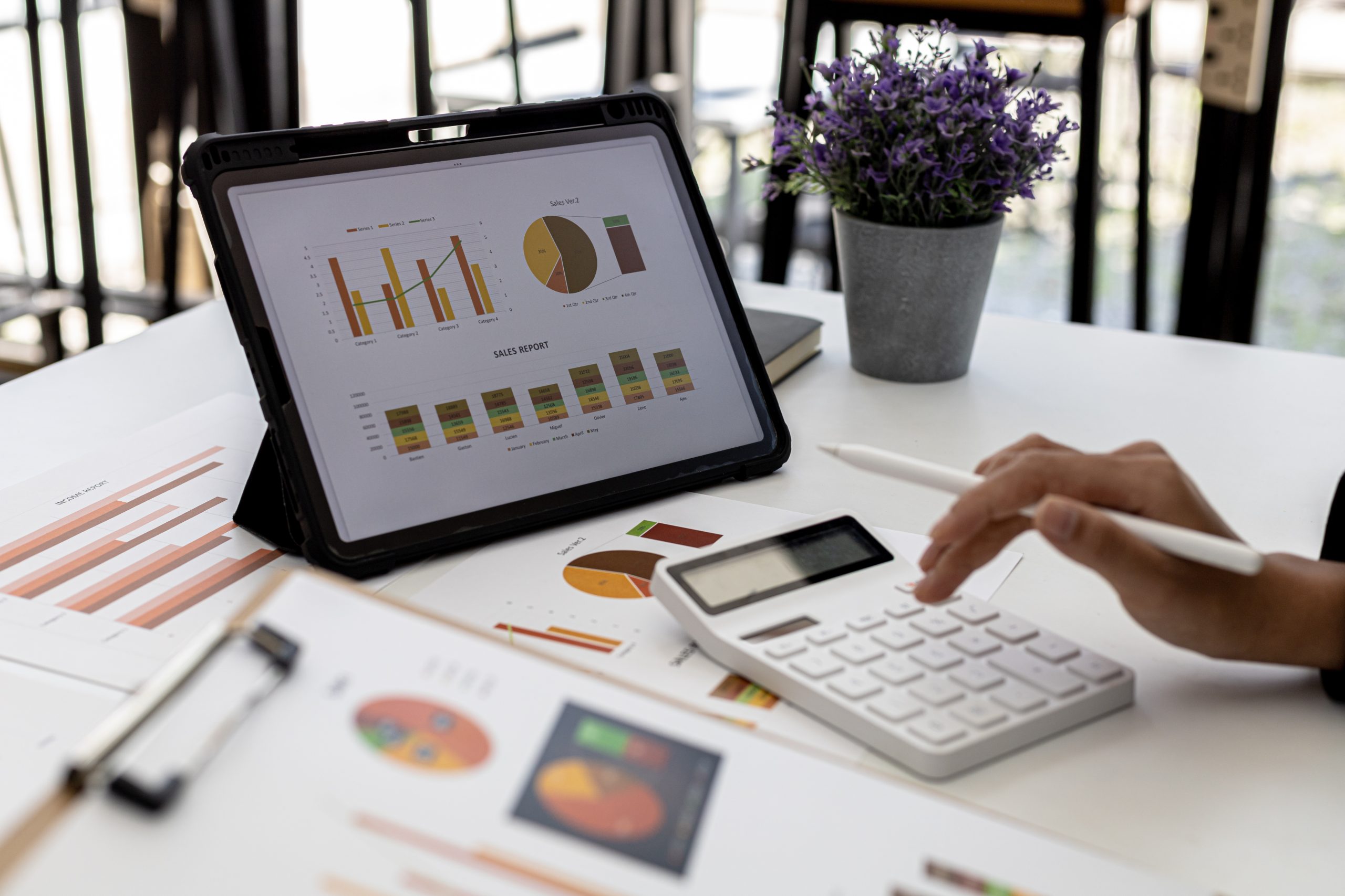 What is the Process Flow of the Accounting Department?